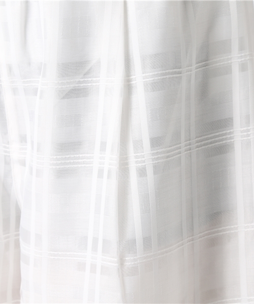 LBC（エルビーシー）の「 シャドーチェックワイドパンツ（その他パンツ・レディース・ブラック/オフホワイト・MEDIUM）」の3枚目の写真