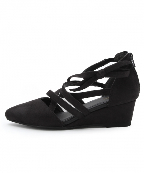 Heather（ヘザー）の「リボンレースパンプス　730701（パンプス・レディース・ブラック/ブラウン・LARGE/MEDIUM）」の3枚目の写真