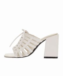 CHUNKY HEEL LACE シューズ