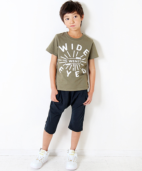 devirock(デビロック)の「サルエルイージーライトパンツ サルエルパンツ 7分丈パンツ(その他パンツ・キッズ・ネイビー/杢グレー/カーキ/ブラック/ヘザーチャコール/テラコッタ/グリーン系その他/パープル系その他・100cm/150cm/120cm/130cm/140cm/110cm/160cm)」の18枚目の写真