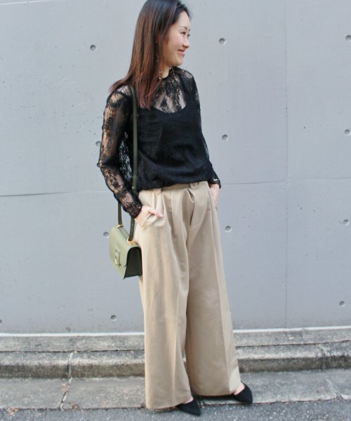 FIGARO Paris（フィガロパリ）の「FLYNNダブルストラップ ショルダーBAG◆（ショルダーバッグ・レディース・アイボリー/カーキ・FREE）」の6枚目の写真