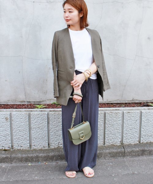 FIGARO Paris（フィガロパリ）の「FLYNNダブルストラップ ショルダーBAG◆（ショルダーバッグ・レディース・アイボリー/カーキ・FREE）」の17枚目の写真