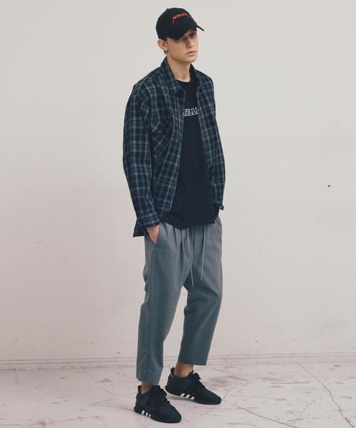 MONKEY TIME（モンキータイム）の「＜monkey time＞ TW/SRG DROPPED ANKL/パンツ ◆（その他パンツ・メンズ・ブラック/グレー・LARGE/MEDIUM/SMALL）」の8枚目の写真