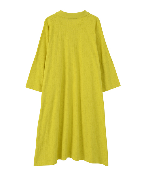 Ne-net(ネネット)の「ブランチポロ(ワンピース・レディース・イエロー/ホワイト/ブルー・02)」の8枚目の写真