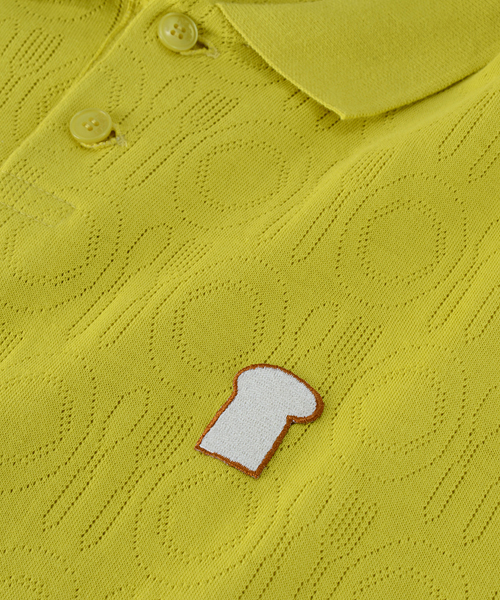 Ne-net(ネネット)の「ブランチポロ(ワンピース・レディース・イエロー/ホワイト/ブルー・02)」の9枚目の写真