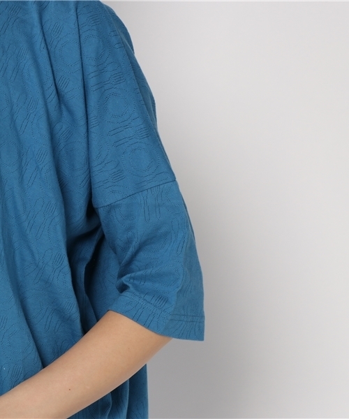 Ne-net(ネネット)の「ブランチポロ(ワンピース・レディース・イエロー/ホワイト/ブルー・02)」の15枚目の写真