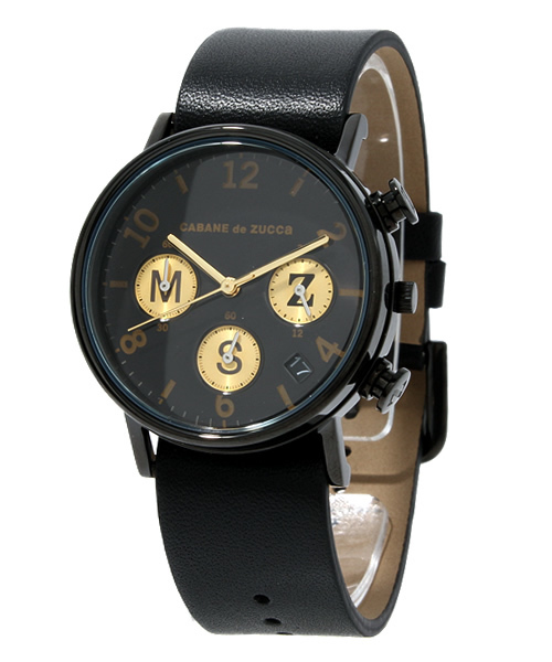 CABANE de ZUCCa（カバンドズッカ）の「TYPE WRITER　【UNISEX】（アナログ腕時計・メンズ・グリーン/オレンジ/ブラック×ゴールド/ブラウン・FREE）」の2枚目の写真