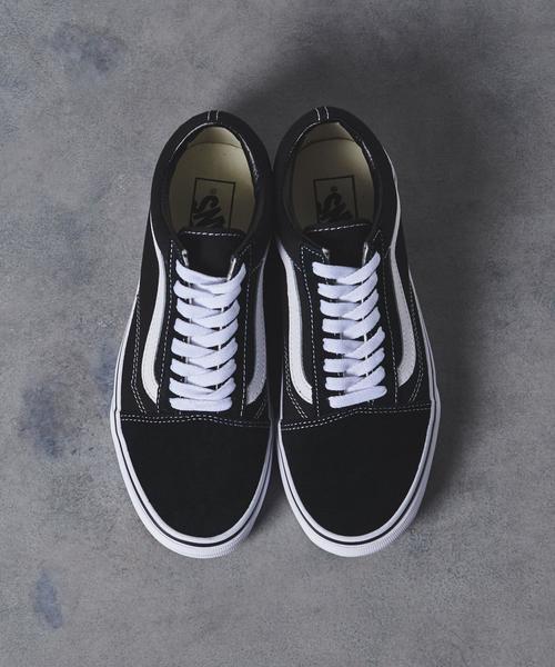 VANS(バンズ)の「<VANS(バンズ)> OLD SKOOL スニーカー(スニーカー・レディース・ブラック・6/5/4h/5h/6h)」の2枚目の写真