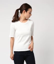 AMERICAN HOLIC | ・ベーシックテレコ5分袖プルオーバー(Tシャツ/カットソー)