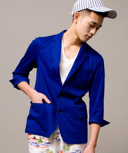 BEAUTY&YOUTH UNITED ARROWS(ビューティーアンドユースユナイテッドアローズ)の「by ∴ カット ジャケット 7SL◆ §2(テーラードジャケット・メンズ・ブラック/グレー/ロイヤルブルー・SMALL/MEDIUM/LARGE/X-LARGE)」の6枚目の写真