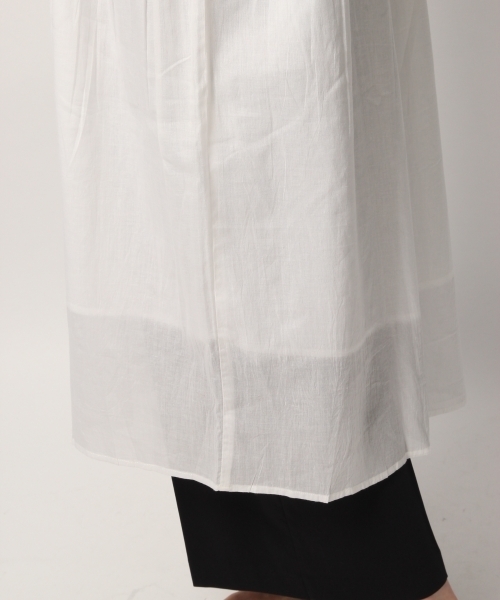 GLOBAL WORK（グローバルワーク）の「キーネックシシュウワンピース/785753（ワンピース・レディース・ホワイト/ブラック/ベージュ/ブルー・FREE）」の12枚目の写真