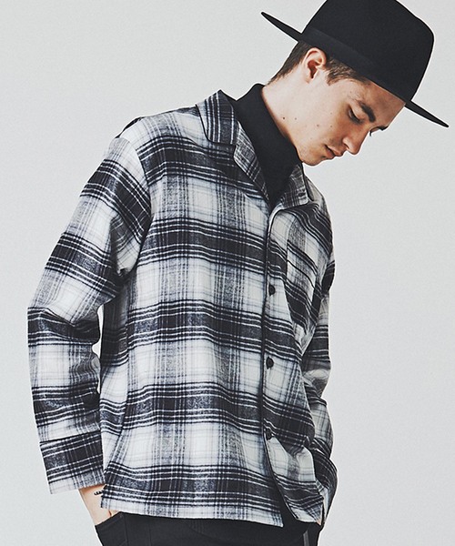 CHORD NUMBER EIGHT（コードナンバーエイト）の「CHECK PAJAMA SHIRT（シャツ/ブラウス・メンズ・ブラック/グリーン/レッド・X-SMALL/SMALL/MEDIUM/LARGE）」の2枚目の写真