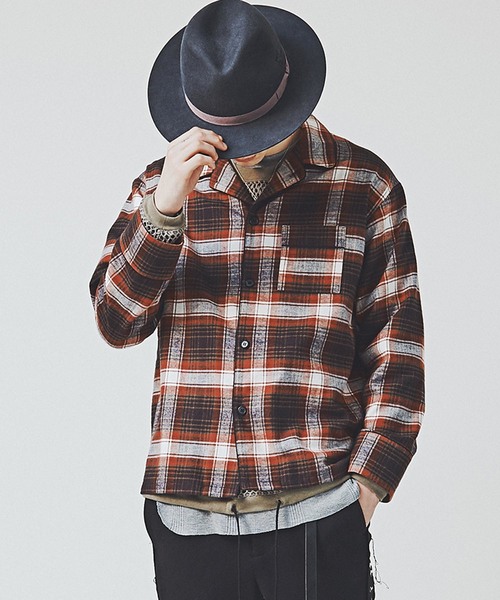 CHORD NUMBER EIGHT（コードナンバーエイト）の「CHECK PAJAMA SHIRT（シャツ/ブラウス・メンズ・ブラック/グリーン/レッド・X-SMALL/SMALL/MEDIUM/LARGE）」の8枚目の写真