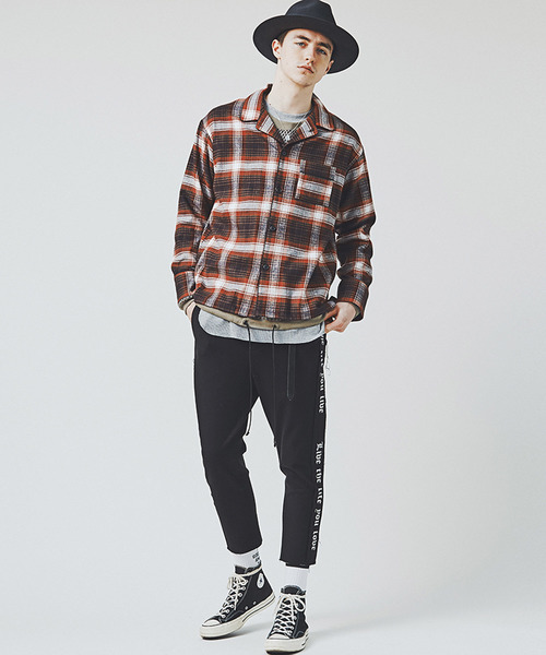 CHORD NUMBER EIGHT（コードナンバーエイト）の「CHECK PAJAMA SHIRT（シャツ/ブラウス・メンズ・ブラック/グリーン/レッド・X-SMALL/SMALL/MEDIUM/LARGE）」の10枚目の写真