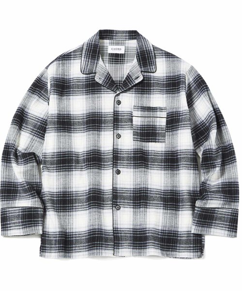 CHORD NUMBER EIGHT（コードナンバーエイト）の「CHECK PAJAMA SHIRT（シャツ/ブラウス・メンズ・ブラック/グリーン/レッド・X-SMALL/SMALL/MEDIUM/LARGE）」の19枚目の写真
