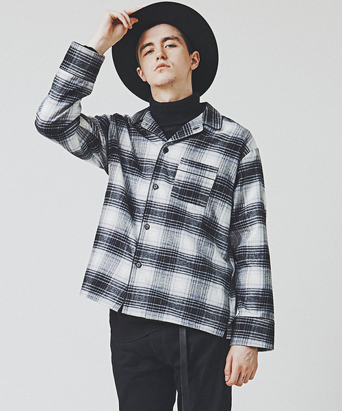 CHORD NUMBER EIGHT（コードナンバーエイト）の「CHECK PAJAMA SHIRT（シャツ/ブラウス・メンズ・ブラック/グリーン/レッド・X-SMALL/SMALL/MEDIUM/LARGE）」の22枚目の写真