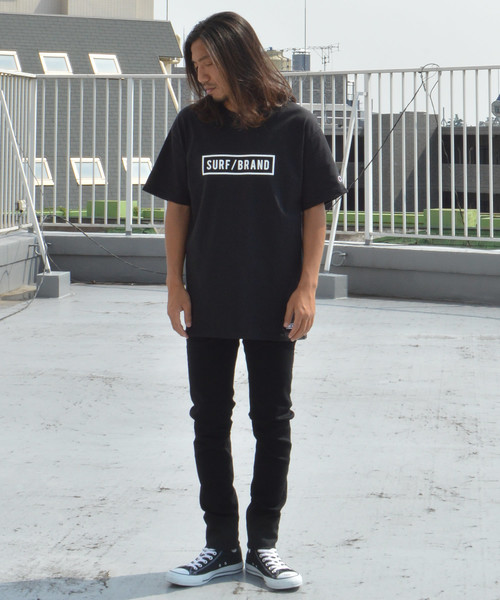 SURF/BRAND（サーフブランド）の「SB　Champion BOXLOGO × TEAMLOGO TSHIRT（Tシャツ/カットソー・メンズ・ホワイト/ブラック・S/M/L）」の9枚目の写真