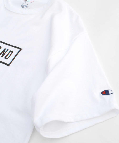SURF/BRAND（サーフブランド）の「SB　Champion BOXLOGO × TEAMLOGO TSHIRT（Tシャツ/カットソー・メンズ・ホワイト/ブラック・S/M/L）」の11枚目の写真