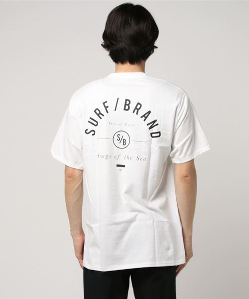 SURF/BRAND（サーフブランド）の「SB　Champion BOXLOGO × TEAMLOGO TSHIRT（Tシャツ/カットソー・メンズ・ホワイト/ブラック・S/M/L）」の5枚目の写真