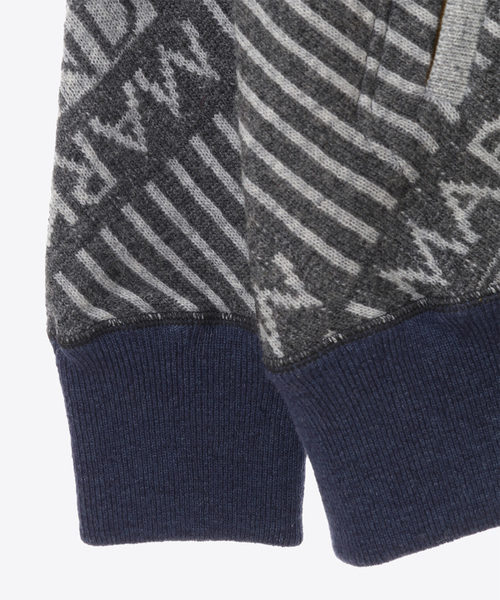 MARK & LONA（マークアンドロナ）の「Frontline Knit Hoody | MEN（パーカー・メンズ・ヘザーグレー/レッド・48/50/52）」の10枚目の写真