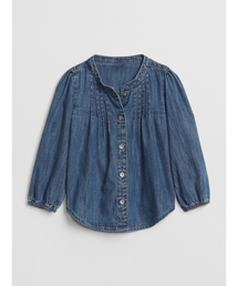 GAP | ピンタック デニムトップス(シャツ/ブラウス)