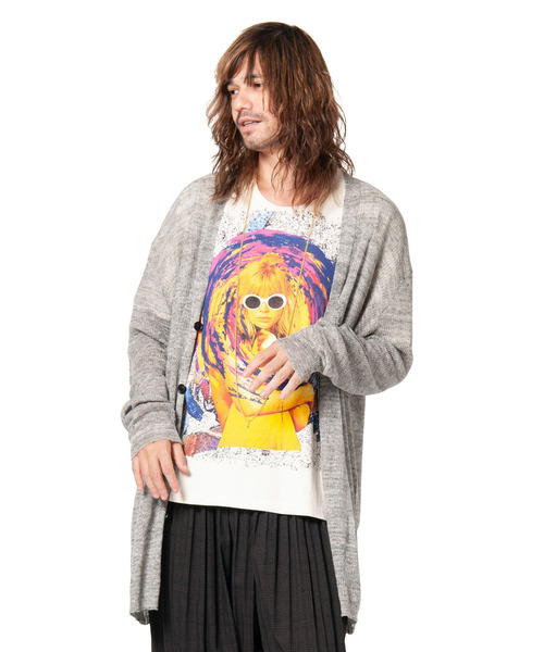 glamb(グラム)の「【glamb】グルービーガールTシャツ(Tシャツ/カットソー・メンズ・ホワイト/ブラック・0/1/2/3/4)」の3枚目の写真