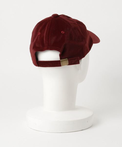 U.Q（ユウキュウ）の「リブベロアローキャップ（キャップ・レディース・ブラック/ベージュ/ダークグレー/ワイン・FREE）」の5枚目の写真