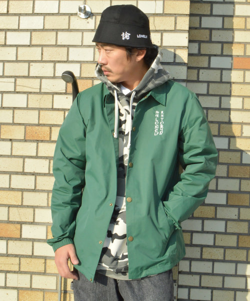 LONELY/論理(ロンリー)の「LONELY(論理)/ロンリー NINKYO JKT(ブルゾン・メンズ・ブラック/グリーン・M/L/XL)」の2枚目の写真