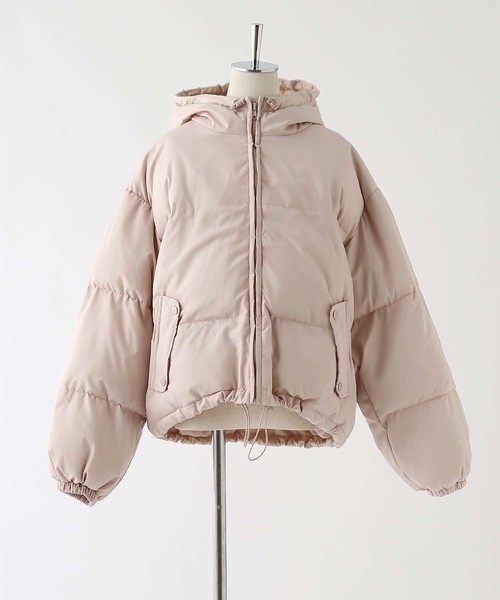 one after another NICE CLAUP(ワンアフターアナザーナイスクラップ)の「newエコダウンジャケット(ダウンジャケット/コート・レディース・ブラック/ベージュ/カーキ・FREE)」の12枚目の写真