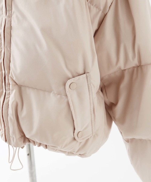 one after another NICE CLAUP(ワンアフターアナザーナイスクラップ)の「newエコダウンジャケット(ダウンジャケット/コート・レディース・ブラック/ベージュ/カーキ・FREE)」の9枚目の写真