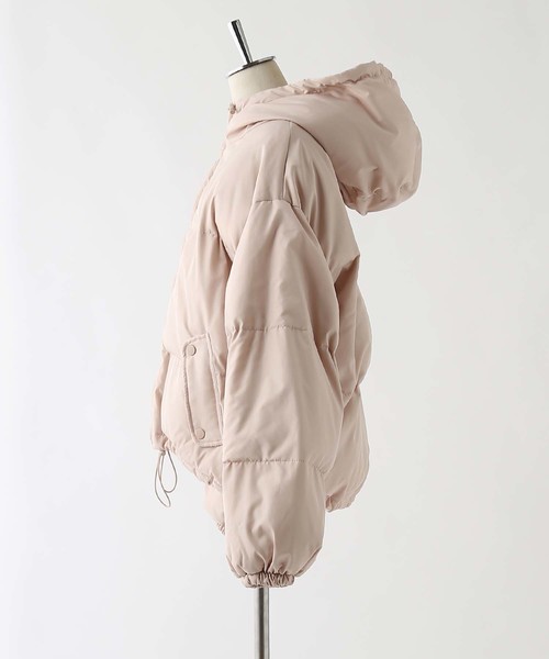 one after another NICE CLAUP(ワンアフターアナザーナイスクラップ)の「newエコダウンジャケット(ダウンジャケット/コート・レディース・ブラック/ベージュ/カーキ・FREE)」の6枚目の写真