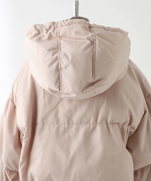 one after another NICE CLAUP(ワンアフターアナザーナイスクラップ)の「newエコダウンジャケット(ダウンジャケット/コート・レディース・ブラック/ベージュ/カーキ・FREE)」の4枚目の写真