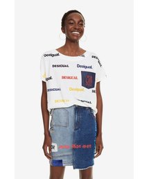 ロボット柄付きロゴTシャツ KENDALL