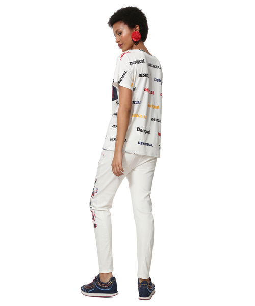 Desigual(デシグアル)の「ロボット柄付きロゴTシャツ KENDALL(Tシャツ/カットソー・レディース・ホワイト・2L/S/M/L)」の10枚目の写真