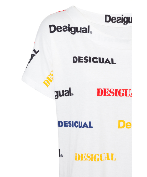 Desigual(デシグアル)の「ロボット柄付きロゴTシャツ KENDALL(Tシャツ/カットソー・レディース・ホワイト・2L/S/M/L)」の11枚目の写真