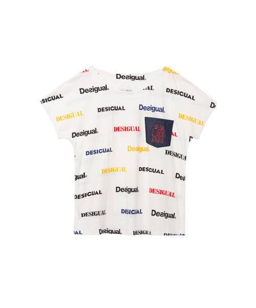 Desigual(デシグアル)の「ロボット柄付きロゴTシャツ KENDALL(Tシャツ/カットソー・レディース・ホワイト・2L/S/M/L)」の13枚目の写真