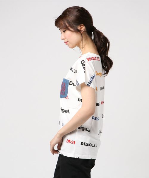 Desigual(デシグアル)の「ロボット柄付きロゴTシャツ KENDALL(Tシャツ/カットソー・レディース・ホワイト・2L/S/M/L)」の15枚目の写真
