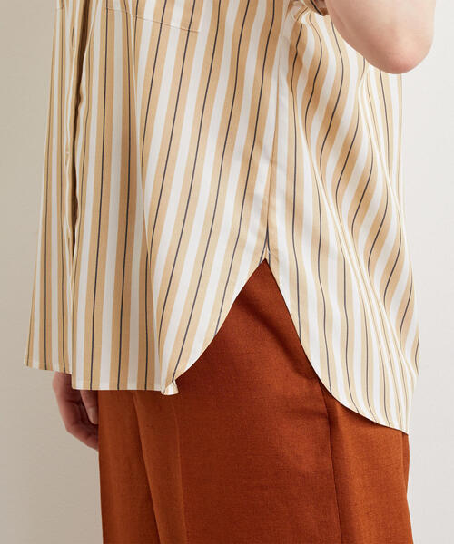 green label relaxing（グリーンレーベルリラクシング）の「FM ポケットツキ ショートスリーブ ブラウス（シャツ/ブラウス・レディース・ベージュ/オリーブ/ピンク/オフホワイト・FREE）」の15枚目の写真