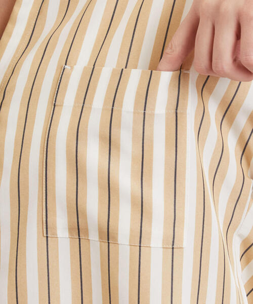 green label relaxing（グリーンレーベルリラクシング）の「FM ポケットツキ ショートスリーブ ブラウス（シャツ/ブラウス・レディース・ベージュ/オリーブ/ピンク/オフホワイト・FREE）」の18枚目の写真