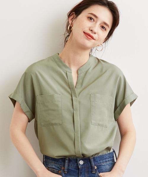 グリーンレーベルリラクシング　ペプラムジレ　SHORT green label relaxing（グリーンレーベルリラクシング）の