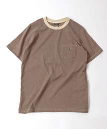NARROW BORDER POCKET T-SHIRT / ナローボーダー モチーフ ワンポイント ポケット Tシャツ