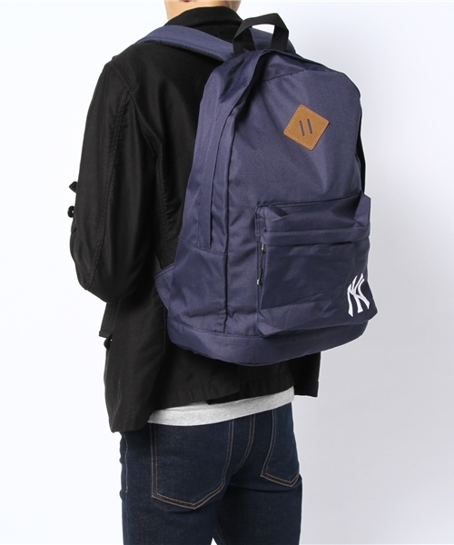 WEGO（ウィゴー）の「WEGO/NYナイロンリュック（バックパック/リュック・メンズ・ブラック/ネイビー/その他2/ワイン・FREE）」の5枚目の写真