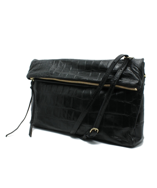 Demi-Luxe BEAMS(デミルクス ビームス)の「BARDOT ROSE / クロコ型押し 2WAY バッグ(ショルダーバッグ・レディース・ホワイト系その他/ブラック・ONE SIZE)」の11枚目の写真