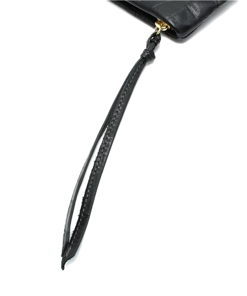 Demi-Luxe BEAMS(デミルクス ビームス)の「BARDOT ROSE / クロコ型押し 2WAY バッグ(ショルダーバッグ・レディース・ホワイト系その他/ブラック・ONE SIZE)」の3枚目の写真