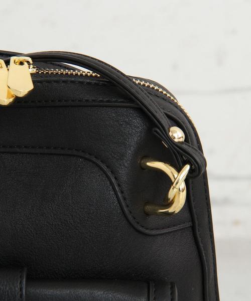 BEAUTY&YOUTH UNITED ARROWS(ビューティーアンドユースユナイテッドアローズ)の「BYSF∵ フェイクレザー2ウェイリュック ◆(ショルダーバッグ・レディース・ブラック/ブラウン/ホワイト/ベージュ/ネイビー/グレー/モカ/オフホワイト・FREE)」の17枚目の写真