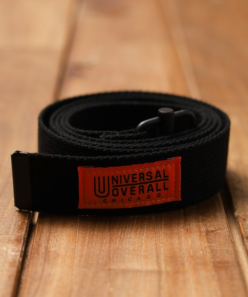UNIVERSAL OVERALL（ユニバーサルオーバーオール）の「【72】【UNIVERSAL OVERALL（ユニバーサルオーバーオール）】30mmアクリルテープ　フランスカンベルト（ベルト・メンズ・ブラック/オフホワイト/ダークブラウン/グレー/オレンジ/モスグリーン/ワインレッド/ライトグレー/ライトベージュ/ネイビー・FREE）」の3枚目の写真