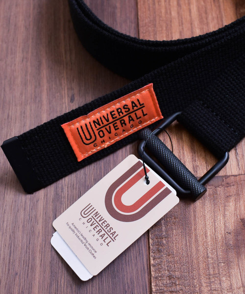 UNIVERSAL OVERALL（ユニバーサルオーバーオール）の「【72】【UNIVERSAL OVERALL（ユニバーサルオーバーオール）】30mmアクリルテープ　フランスカンベルト（ベルト・メンズ・ブラック/オフホワイト/ダークブラウン/グレー/オレンジ/モスグリーン/ワインレッド/ライトグレー/ライトベージュ/ネイビー・FREE）」の14枚目の写真