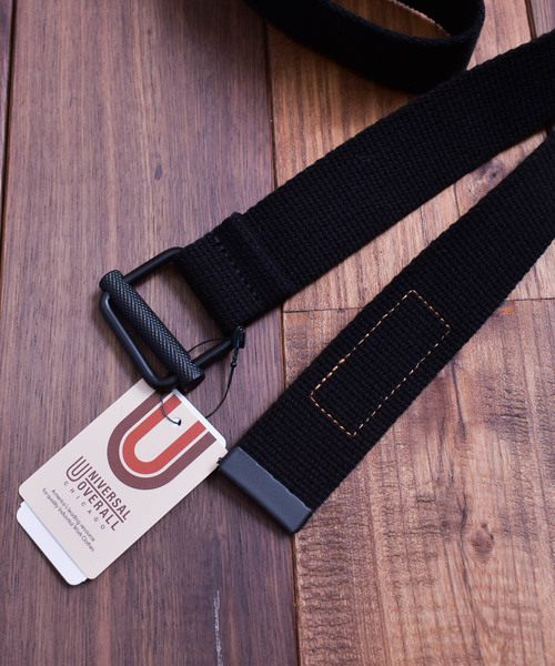 UNIVERSAL OVERALL（ユニバーサルオーバーオール）の「【72】【UNIVERSAL OVERALL（ユニバーサルオーバーオール）】30mmアクリルテープ　フランスカンベルト（ベルト・メンズ・ブラック/オフホワイト/ダークブラウン/グレー/オレンジ/モスグリーン/ワインレッド/ライトグレー/ライトベージュ/ネイビー・FREE）」の16枚目の写真