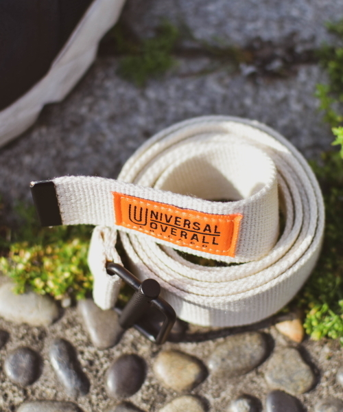 UNIVERSAL OVERALL（ユニバーサルオーバーオール）の「【72】【UNIVERSAL OVERALL（ユニバーサルオーバーオール）】30mmアクリルテープ　フランスカンベルト（ベルト・メンズ・ブラック/オフホワイト/ダークブラウン/グレー/オレンジ/モスグリーン/ワインレッド/ライトグレー/ライトベージュ/ネイビー・FREE）」の19枚目の写真