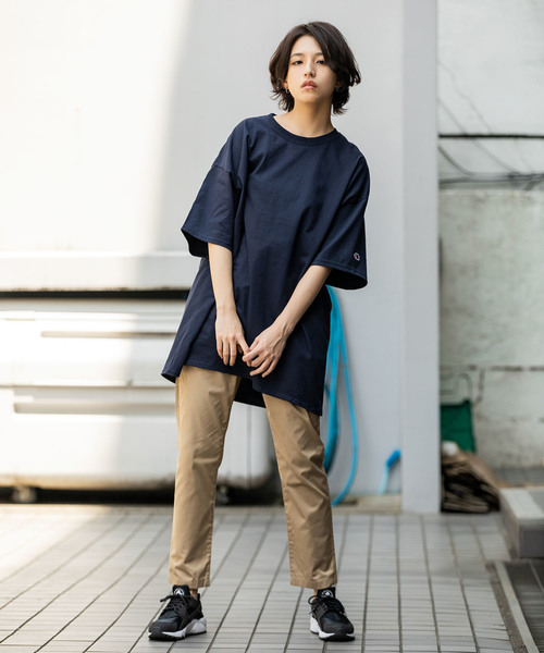 Dickies（ディッキーズ）の「Dickies/ ディッキーズ TCツイル9分丈イージーパンツ（その他パンツ・レディース・オリーブ/ベージュ・S/M/L）」の12枚目の写真